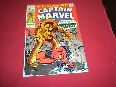 Buy BX7 Captain Marvel #18 Marvel 1969 Comic 6.5 Silver Age CAROL GETS POWERS! • 28.58£
