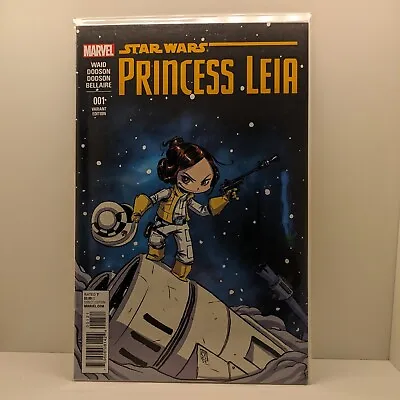 Buy Star Wars Marvel Comic | Princess Leia #1 | Variant Skottie Young Baby Cover • 6£