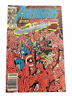 Buy The Mighty Avengers #305 (5.0-5.5) Attack Of The Lava Men!/marvel Comics • 5.62£