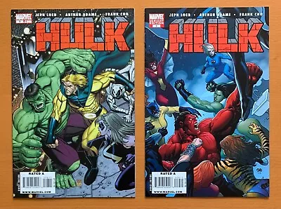 Buy Hulk #8 A & 9 B Variant. Red Hulk (Marvel 2009) 2 X FN/VF & NM- Comics • 12.95£
