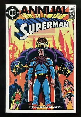 Buy Superman Annual #11 - Alan Moore - Batman - Mongul - Unread 9.6 Copy - 1985 • 59.16£
