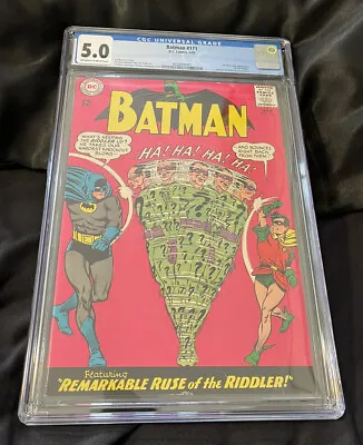 Buy DC Batman 171 CGC 1965 1st Silver Age Riddler • 719.57£