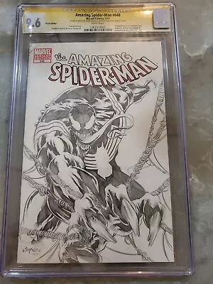 Buy The Amazing Spider-Man #648 CGC 9.6 SS Venom Jimbo Salgado! BEAUTIFUL SKETCH! • 1,185.91£