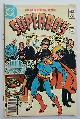 Buy The New Adventures Of Superboy #8 - DC Comics UK Variant August 1980 VG/FN 5.0 • 5.25£