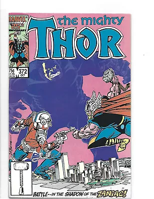 Buy THOR # 372 * First Appearance TIME VARIANCE AUTHORITY * MARVEL COMICS * 1986 • 7.11£