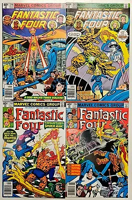 Buy Marvel Comic Bronze Age Key 4 Issue Lot Fantastic Four 216 217 218 219 VF/NM • 0.99£