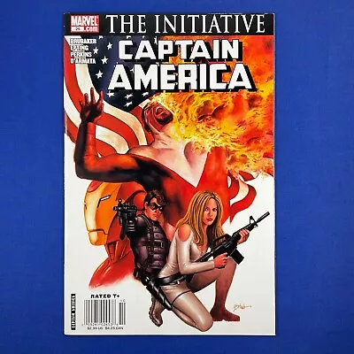 Buy Captain America #29 NEWSSTAND UPC Marvel Comics 2007 Falcon & Winter Soldier • 6.35£