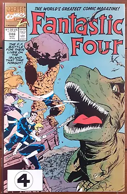 Buy Fantastic Four 346, 1st Cameo Time Variance Authority, Marvel, Nov 1990, Vf- • 12.99£