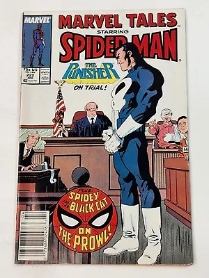 Buy Marvel Tales 222 Newsstand Punisher Reprints Spectacular Spider-Man 83 1989 • 9.59£