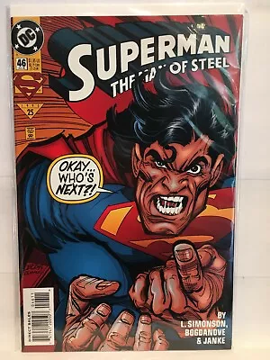 Buy Superman Man Of Steel (1995) #46 VF/NM 1st Print DC Comics • 2.40£