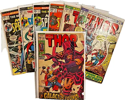 Buy The Mighty Thor #168 Origin Of Galactus 1969 PLUS 6 Classic Thor Titles • 50.57£