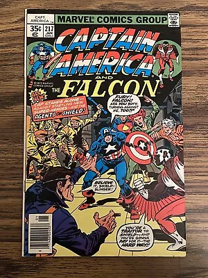 Buy Captain America #217 Marvel Comics 1978 Bronze Key First Quasar VF Newsstand • 40.18£