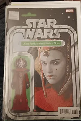 Buy Star Wars #29 Christopher Action Figure Cover Queen Amidala (2023) {NM} • 7.91£