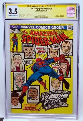 Buy Amazing Spider Man # 121 CGC 3.5  Signed By Stan Lee • 562.45£