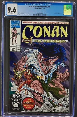 Buy Conan The Barbarian #241 - CGC -NM+ 9.6 - With White Pages • 177.89£