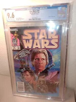 Buy STAR WARS 81 CGC 9.6 OW/W (3/84) Mark Jeweler, Boba Fett Escapes The Sarlaac! • 790.29£