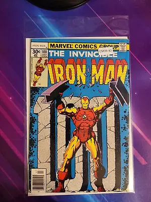 Buy Iron Man #100 Vol. 1 Higher Grade Newsstand Marvel Comic Book Cm39-42 • 39.43£