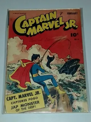 Buy Captain Marvel Jr #16 Vg (4.0) Fawcett Golden Age February 1944 ** • 119.99£