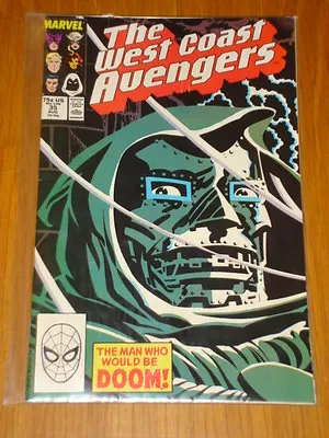 Buy West Coast Avengers #35 Vol 1 Marvel Comic Dr Doom August 1988 • 5.99£