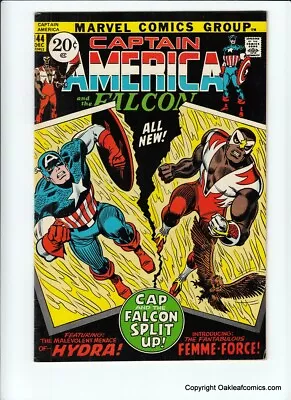 Buy Captain America Falcon 144 Marvel Comic Book 1971 VF New Falcon Costume • 31.78£