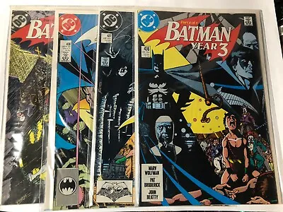 Buy BATMAN #436-439 YEAR 3 PART 1- 4 Full Set  (DC 1989)   NM 1-PER PERSON  • 19.99£