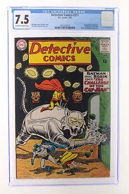 Buy Detective Comics #311 - D.C. Comics 1963 CGC 7.5 1st Appearance Of Cat-Man. 1st  • 393.42£