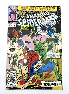Buy The Amazing Spiderman Marvel Comics Invasion Of The Spider Slayers Vol. 1 #370 • 4.05£