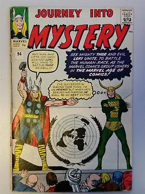 Buy Thor Journey Into Mystery #94 Vg (4.0) July 1963 Marvel Comics ** • 139.99£