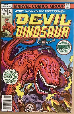 Buy Devil Dinosaur #1 April 1978 1st App & 1st App Moon Boy Jack Kirby Art Key 🔥🔑 • 49.99£