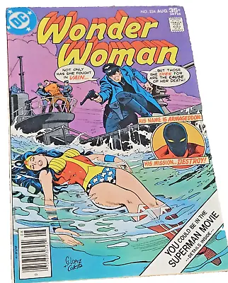 Buy Wonder Woman #234 1977 DC Comics  Original Series 1st App. Armageddon • 8£