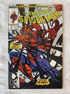 Buy Spider-Man #317 Featuring VENOM By Todd McFarlane (1989) 1st Print! VF • 20.01£