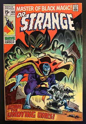 Buy Dr. Strange #183 Marvel Comics 1969 Key Issue 1st App Undying Ones VG • 35£