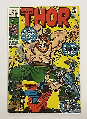 Buy Thor #184. Jan 1971. Marvel. Fn. 1st App Of The Silent One! Galactus! Uk Price! • 15£