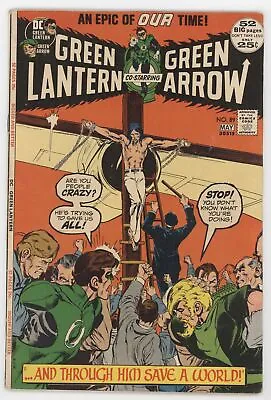 Buy Green Lantern 89 DC 1972 FN VF Neal Adams Denny O'Neil Crucifixion Bondage Arrow • 39.18£