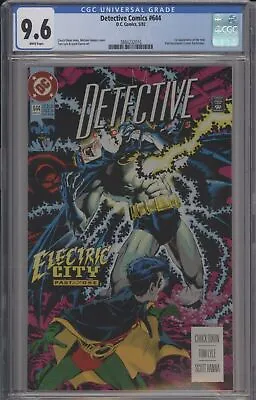 Buy Detective Comics #644 - Cgc 9.6 - 1st App Of The Electrocutioner • 48.83£