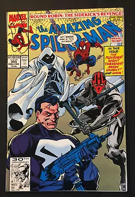 Buy Amazing Spider-man 355 PUNISHER MOON KNIGHT APP V 1 Darkhawk Nova Avengers • 5.53£