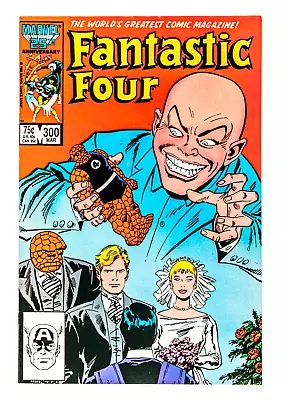 Buy Fantastic Four #300 (1987 Marvel) Puppet Master, Wizard, Dragon Man App! NM- • 9.52£