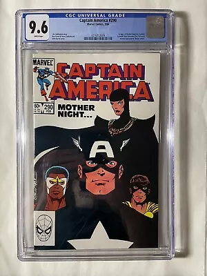 Buy Captain America #290 Cgc 9.6 1st App Of Mother Superior! John Byrne Cover! • 110.36£