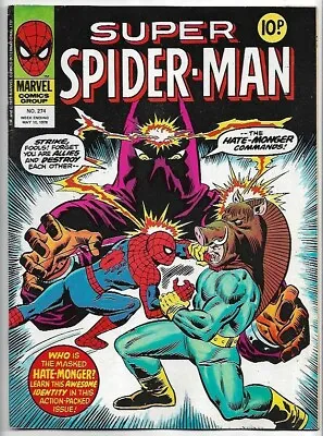 Buy Super Spider-man #274 Weekly VG (1978) Marvel Comics UK • 2.25£