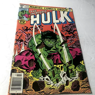 Buy The Incredible Hulk Comic, Vol 1 No 245. March 1980, Marvel Comics • 3.99£