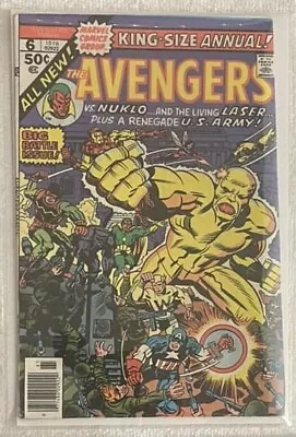 Buy Avengers Annual #6 (RAW 8.0 - MARVEL 1975) Gerry Conway. Petra Goldberg. • 79.06£