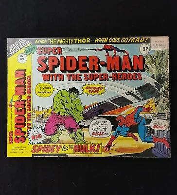 Buy Super Spider-man With The Super-Heroes No. 168 1976 - - Classic Marvel Comics • 9.99£
