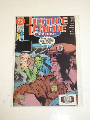 Buy Justice League Of America #51 Vol 2 Jla Dc Comics June 1991 • 3.49£