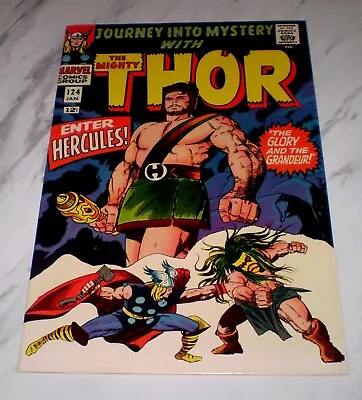 Buy Journey Into Mystery #124 NM/MT 9.8 Snow White Pgs 1966 Marvel Thor 2nd Hercules • 1,263.36£