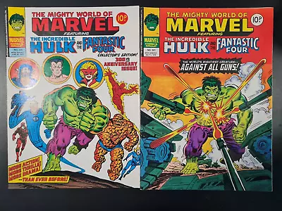Buy The Mighty World Of Marvel Starring Hulk #300 & #301 Marvel Uk 1977 • 0.99£