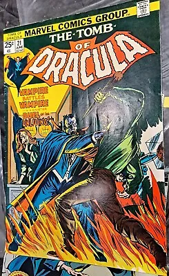 Buy Tomb Of Dracula #21 (1974) Gene Colan Marvel Comics Fn+ • 16.06£