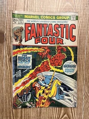 Buy Fantastic Four #131 (VG-) -  The Human Tourch Goes Wild!  -Marvel Comics (1972) • 23.99£