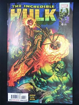 Buy The Incredible HULK #6 - Jan 2024 Marvel Comic #Y1 • 4.37£