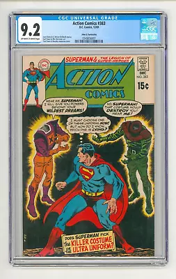Buy Action Comics #383 CGC 9.2 NM- Third Highest Graded • 155£