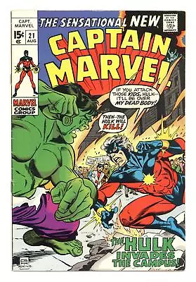Buy Captain Marvel #21 FN- 5.5 1970 • 14.63£